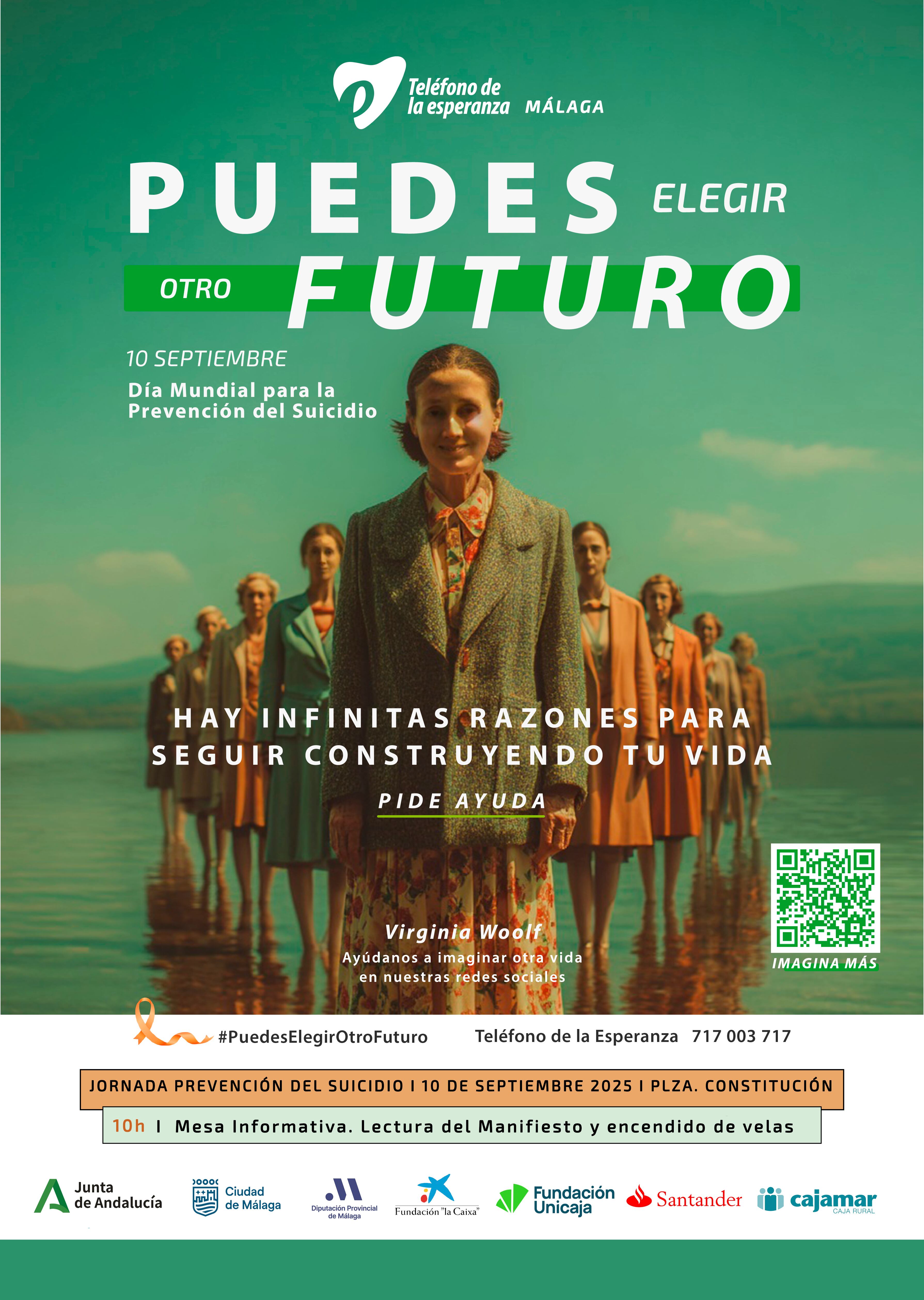 10 de septiembre Día Mundial para la prevención de suicidio Teléfono de la Esperanza