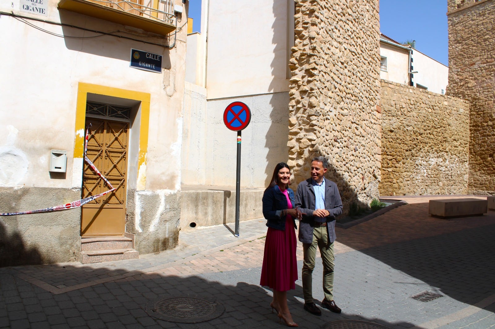 María Hernández, edil de Urbanismo junto al alcalde, Fulgencio Gil