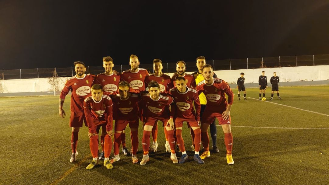 Once inicial del Jódar C.F. ante el Carolinense C.D.