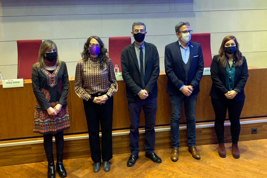 Un moment de la presentació del postgrau