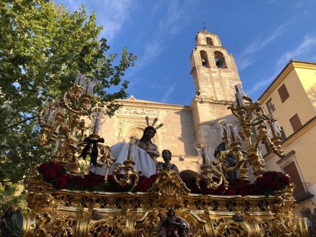 El Señor de la Humildad (La Cañilla) en Santo Domingo en el Martes Santo granadino