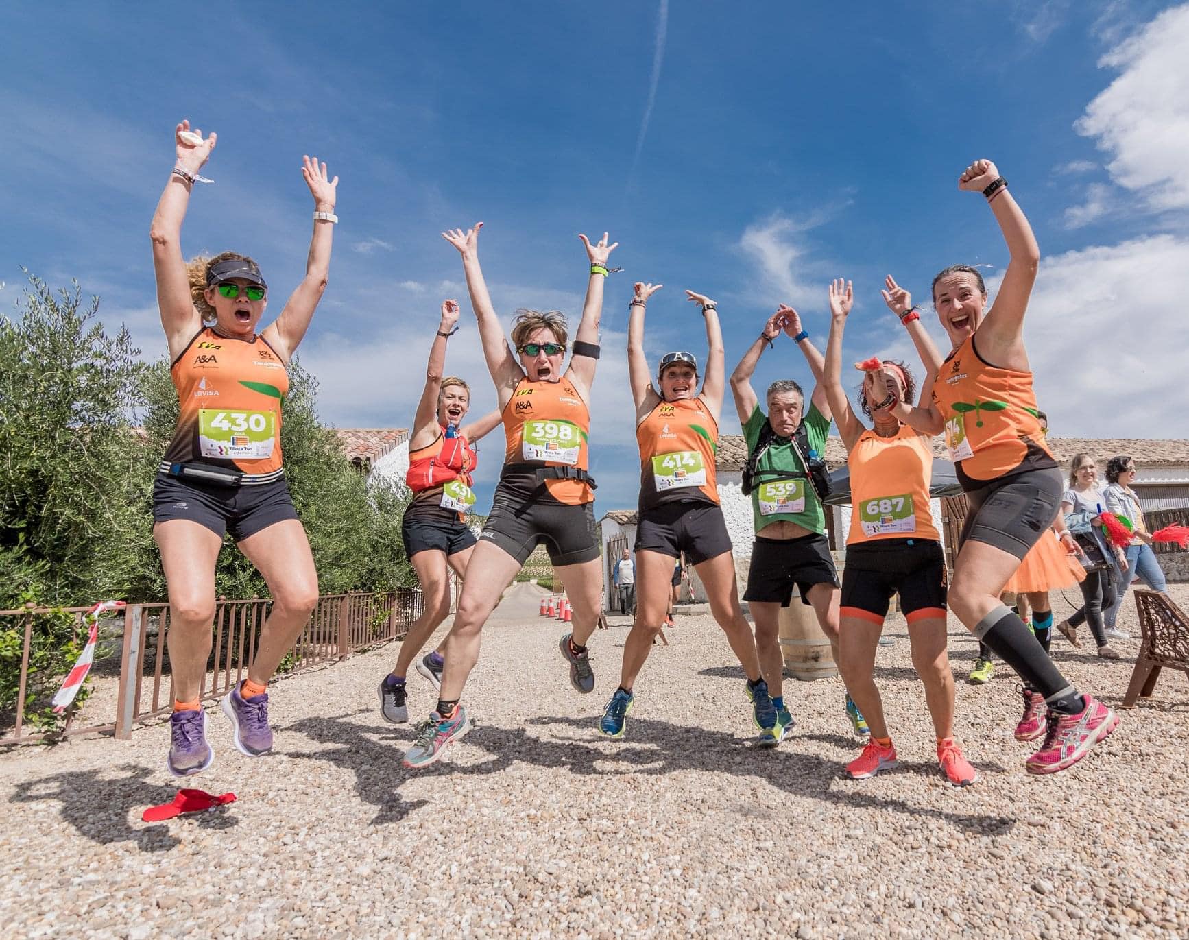 Una de las imágenes de celebración de la pasada edición de la prueba ribereña