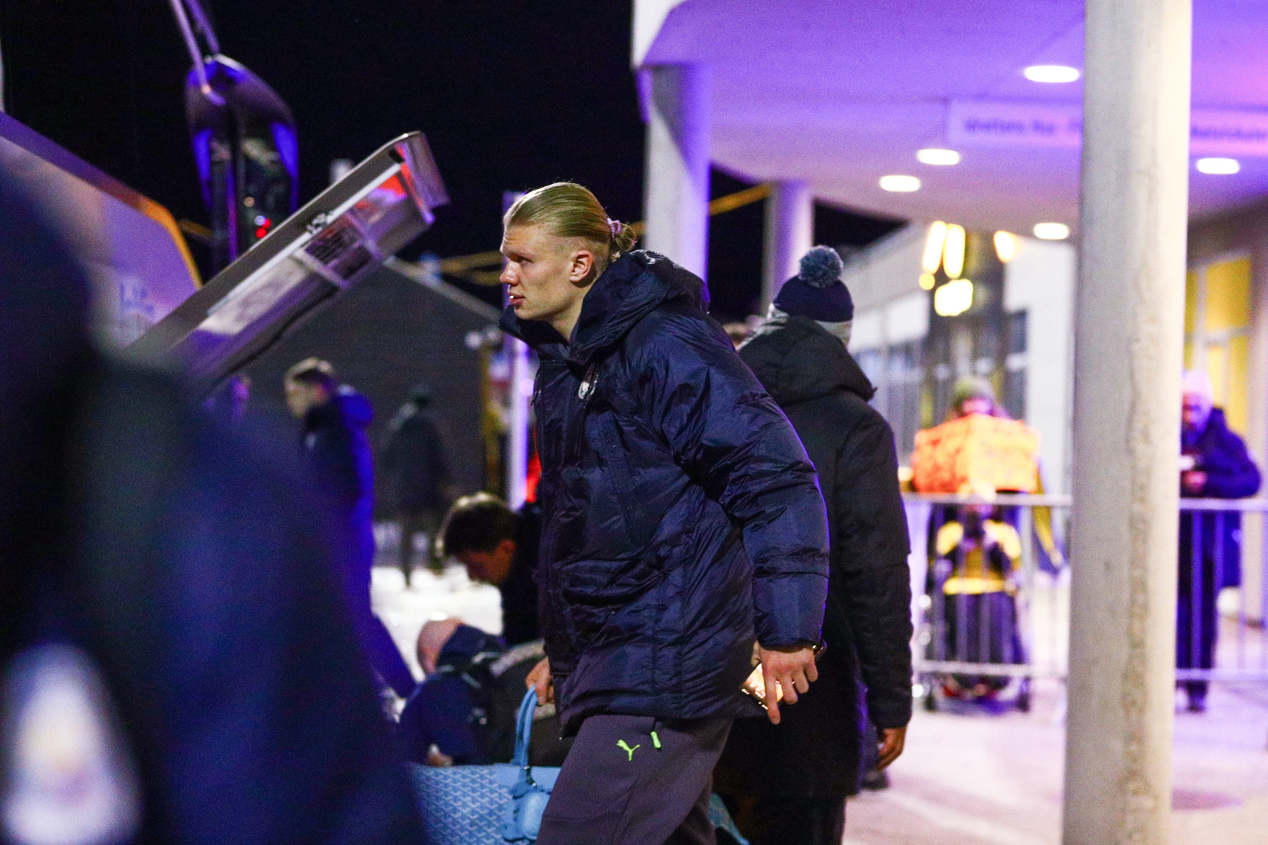Erling Haaland, después del partido de Champions League entre el Bodo/Glimt y el Manchester City. EFE/EPA/Mats Torbergsen NORWAY OUT
