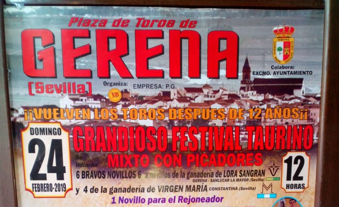 Cartel del festival que se celebra este domingo en la localidad sevillana de Gerena