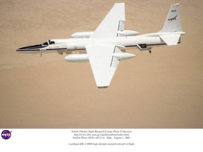 El Lockheed ER-2 de la NASA.