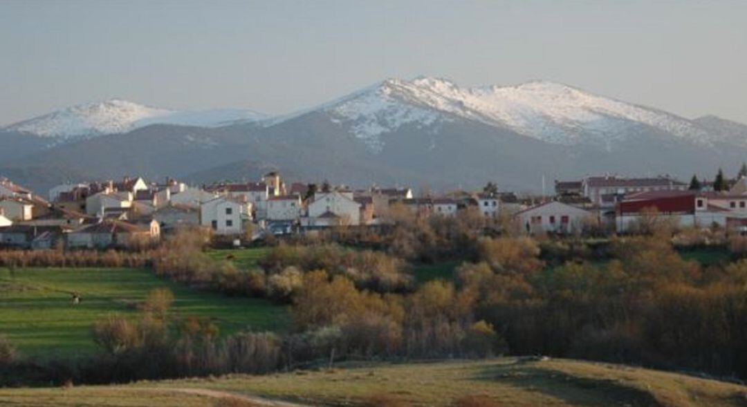 Imagen de San Cristóbal de Segovia donde apareción el tractor robado