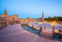 Plaza de España en Sevilla.