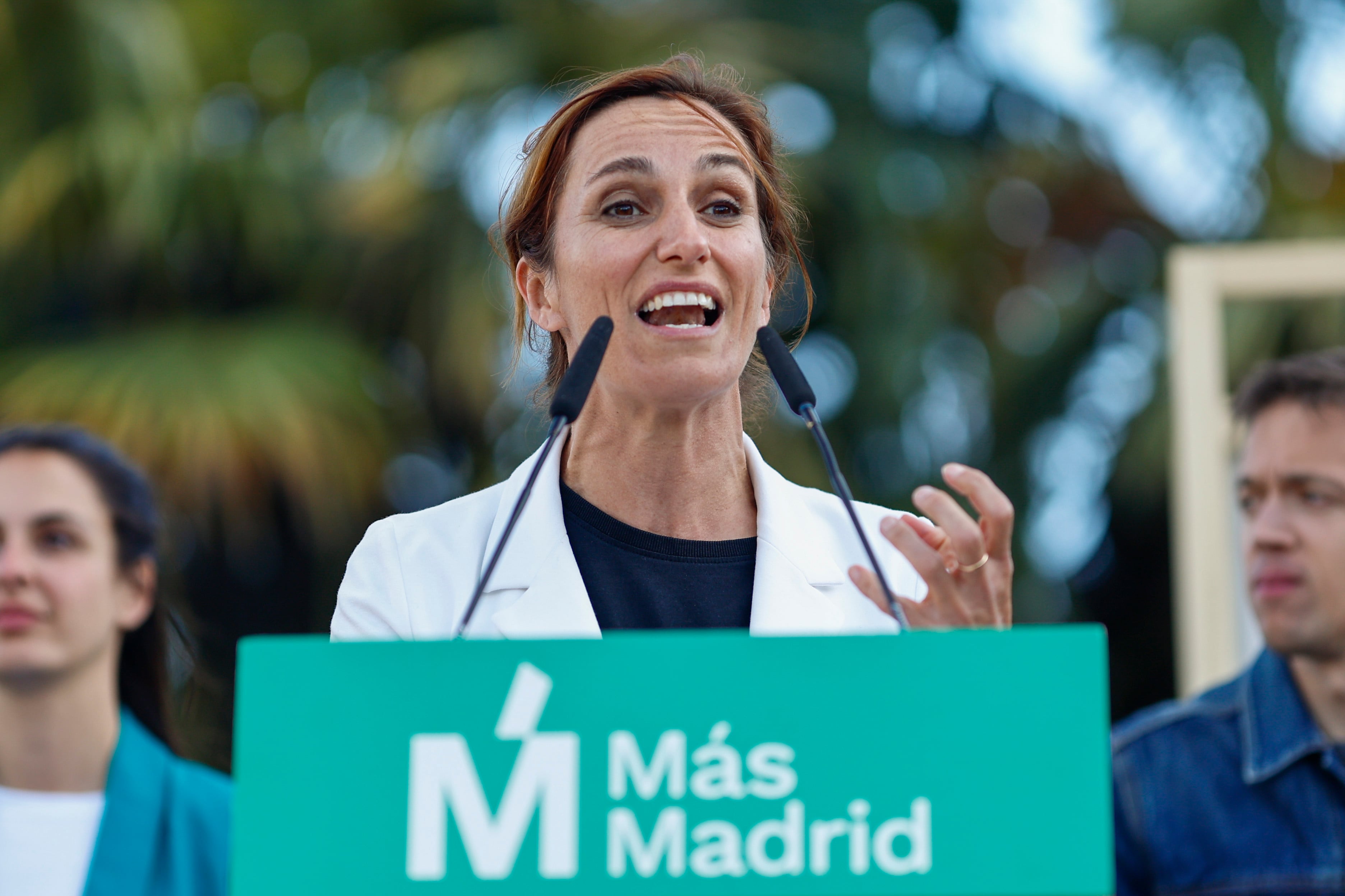 La candidata a la Presidencia regional, Mónica García.