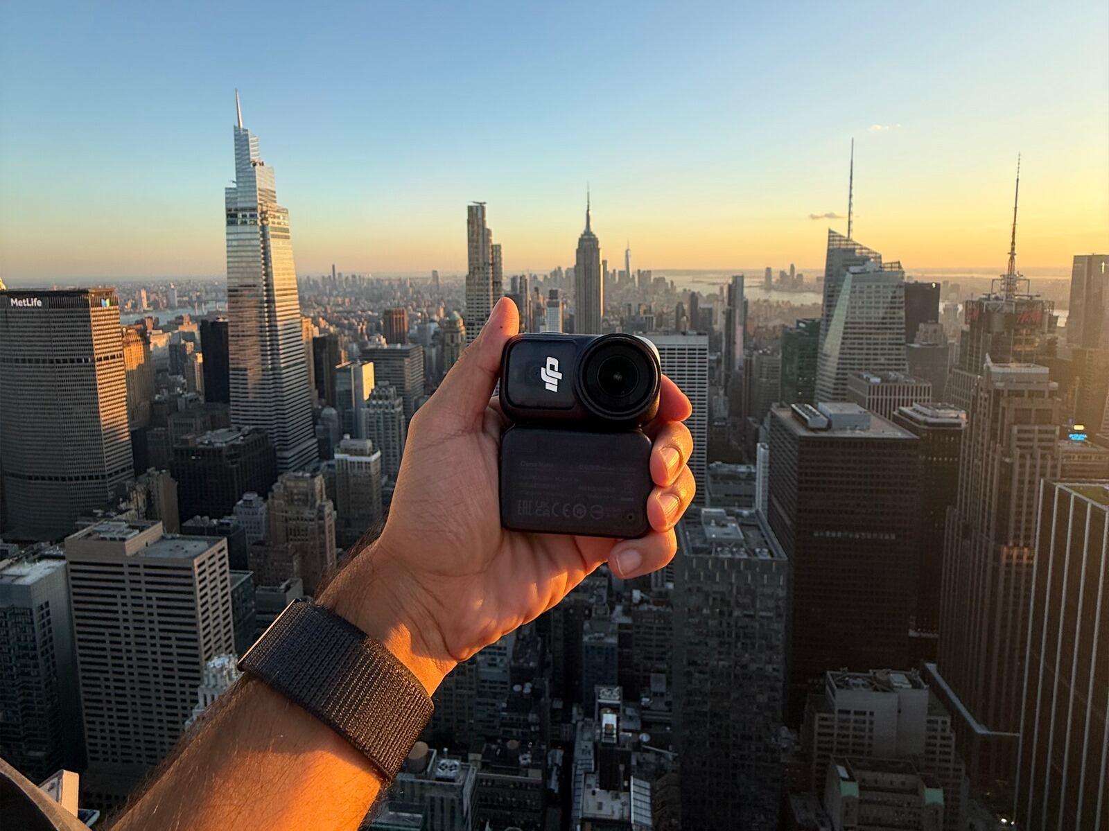 La DJI Osmo Nano en la ciudad de Nueva York.