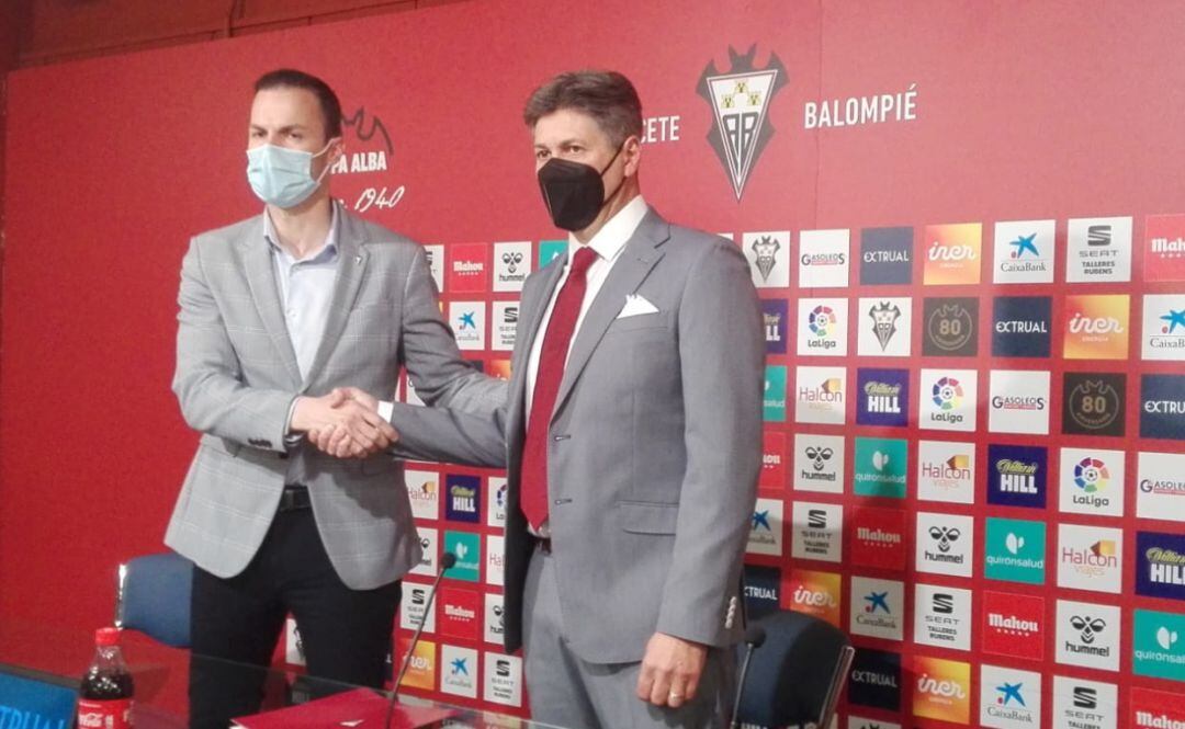 Presentación de Alfonso Serrano como nuevo director deportivo del Albacete