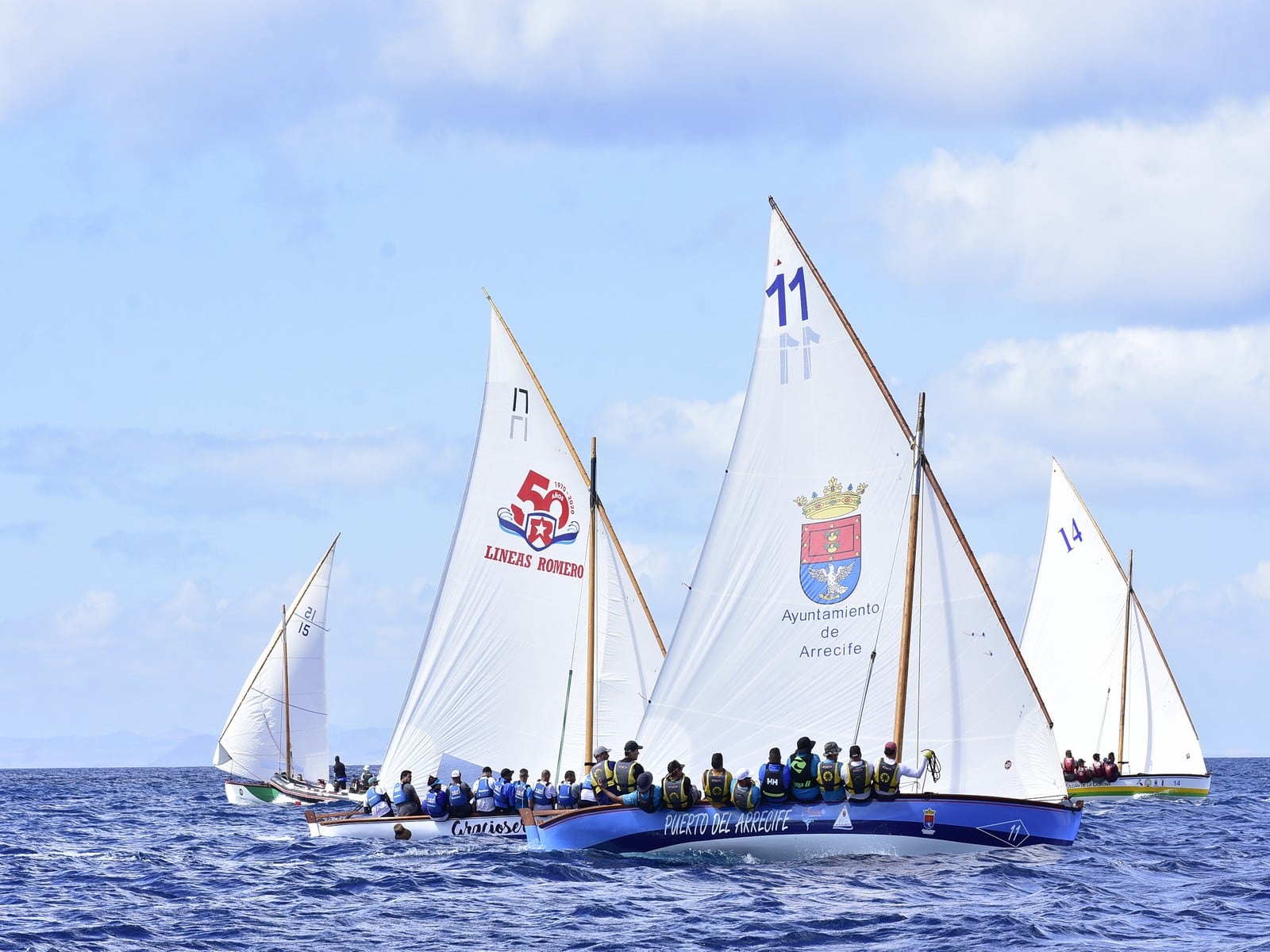 El Puerto del Arrecife en plena competición, durante el Trofeo Graciplus.