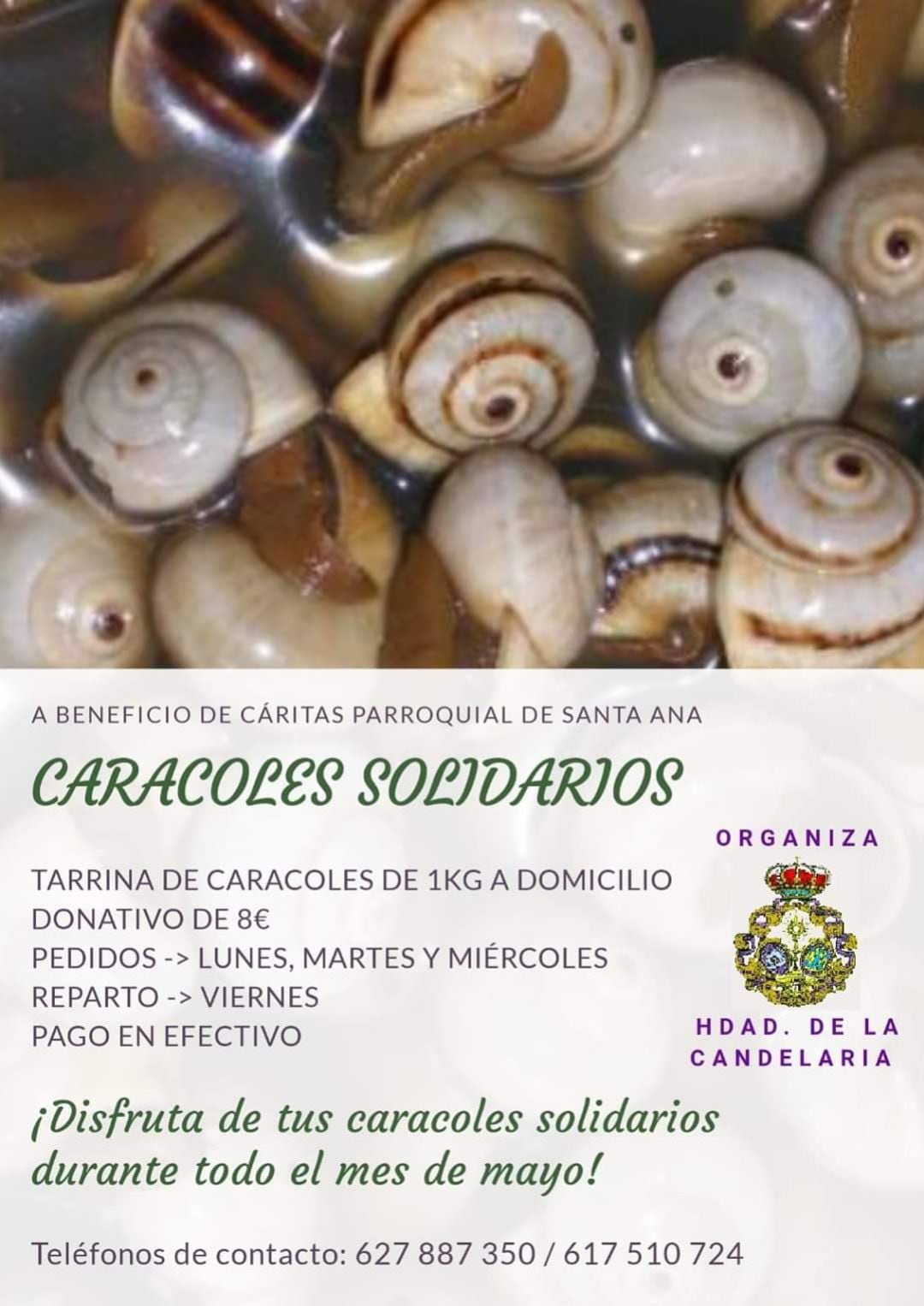 Caracoles solidarios en la Candelaria