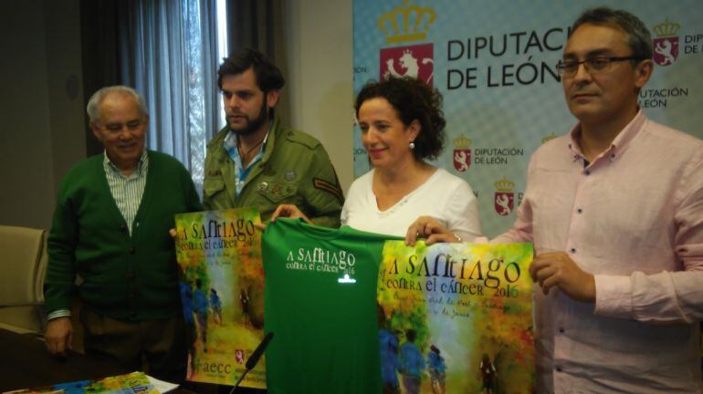 Acto de presentación de la carrera A Santiago contra el cáncer