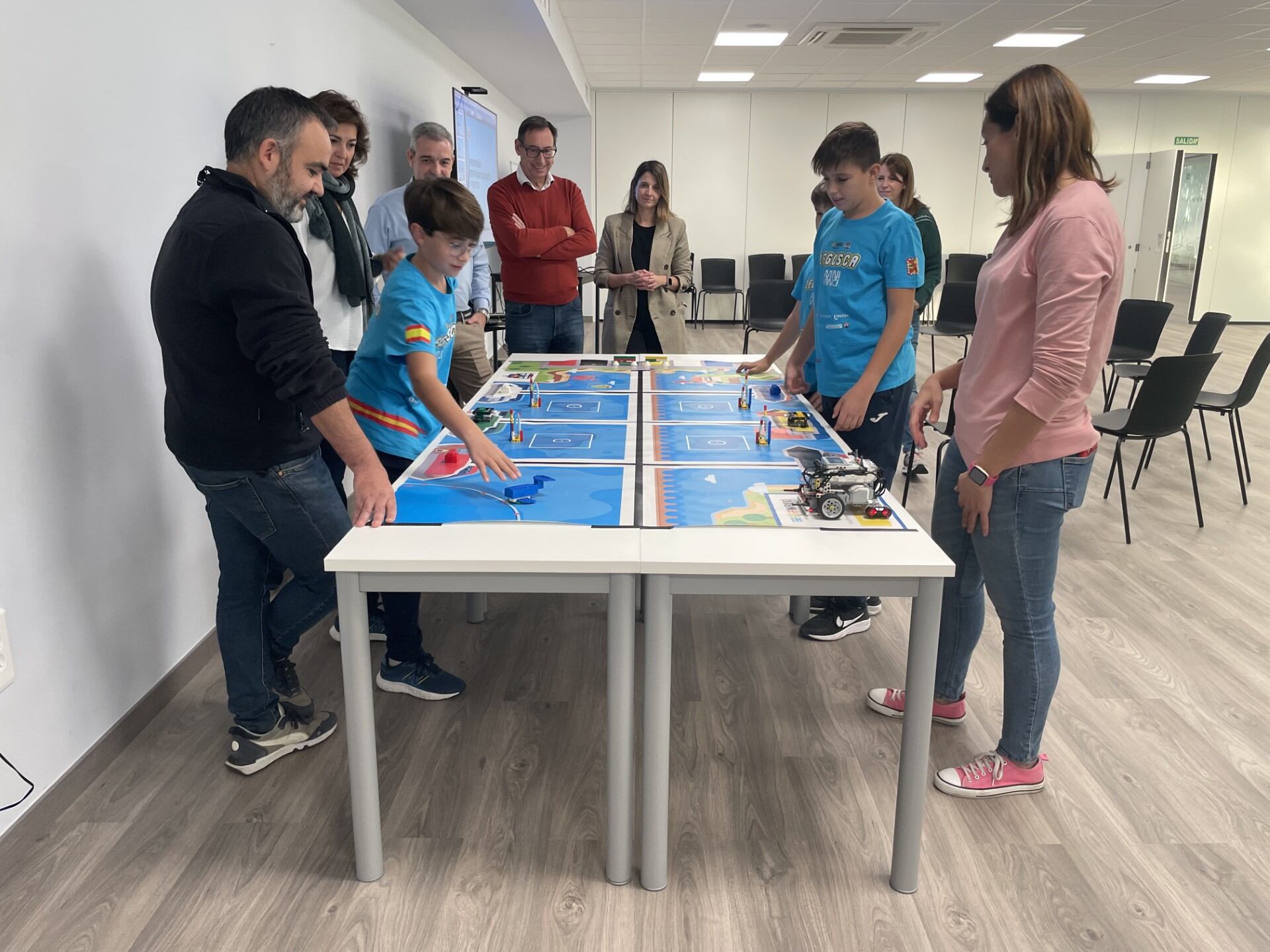 Momento de la visita a las instalaciones