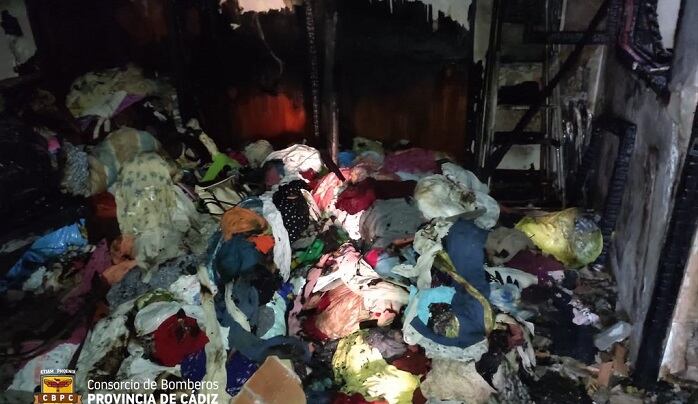 Estado que presentaba una de las viviendas