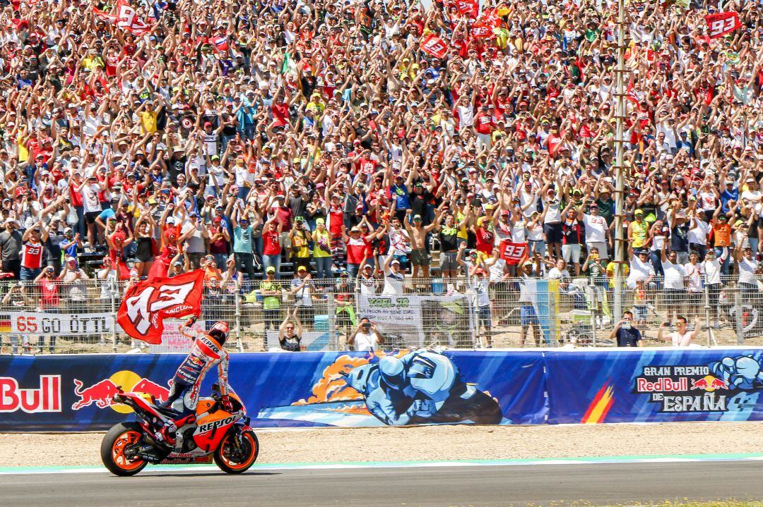 Imagen de una prueba de Moto GP celebrada en Jerez