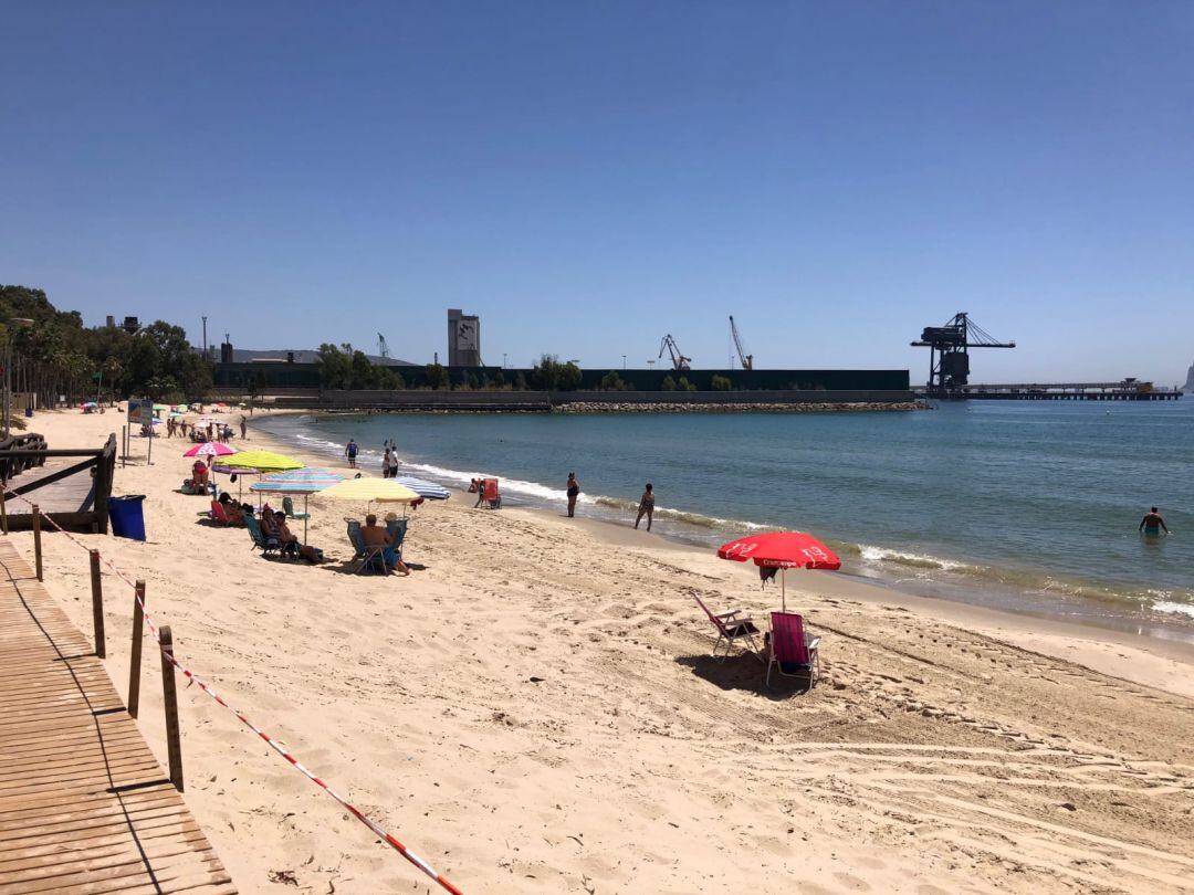 Playa de Palmones.