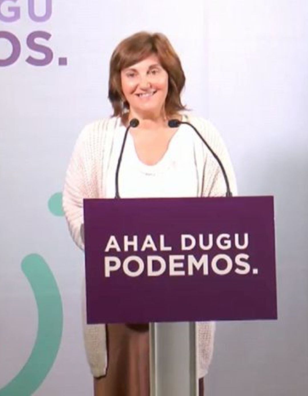 Pilar Garrido. Coordinadora de Podemos Euskadi