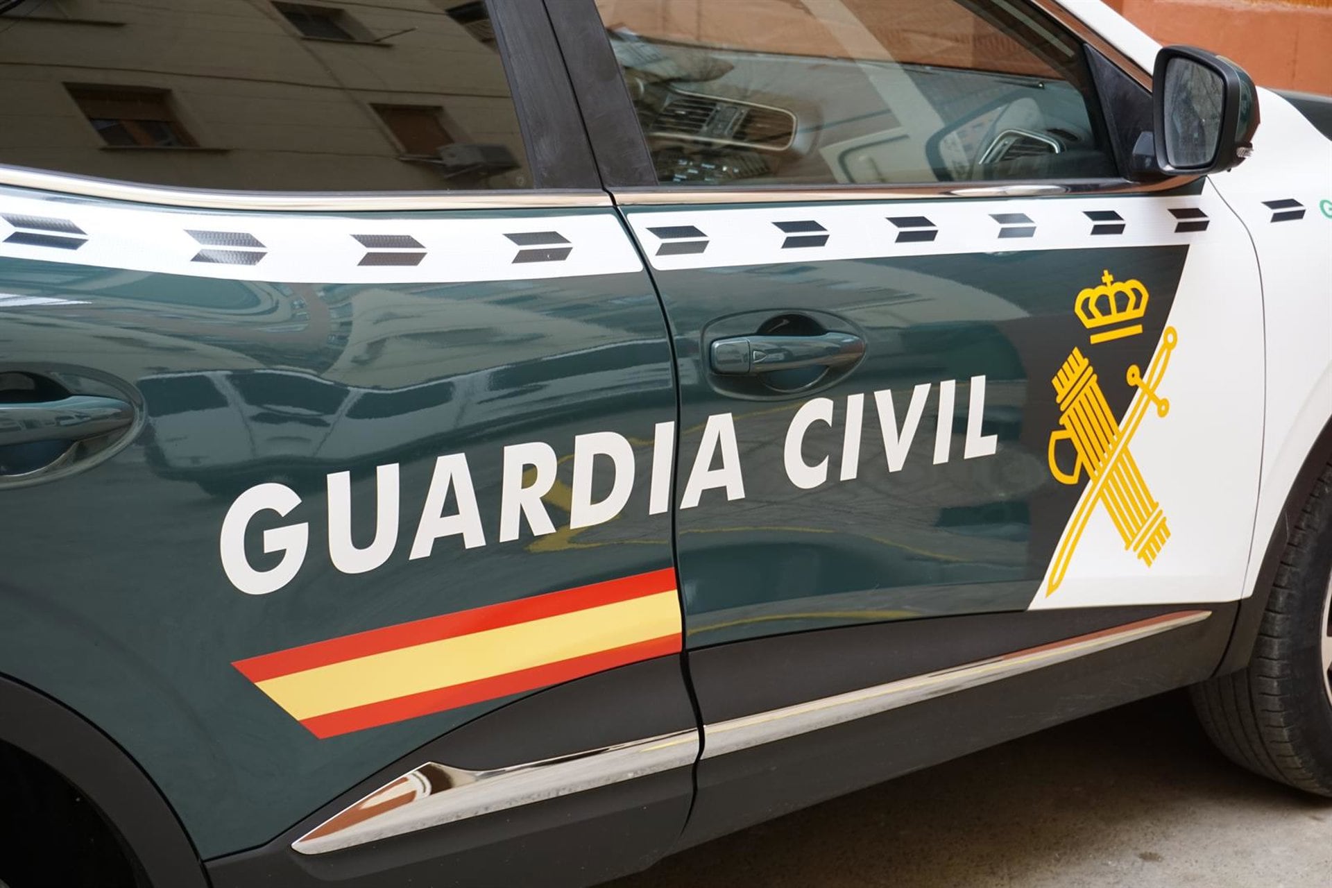 Vehículo de la Guardia Civil