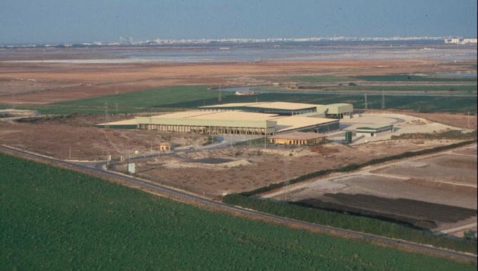 Vista de la planta de reciclaje y compostaje de Las Calandrias