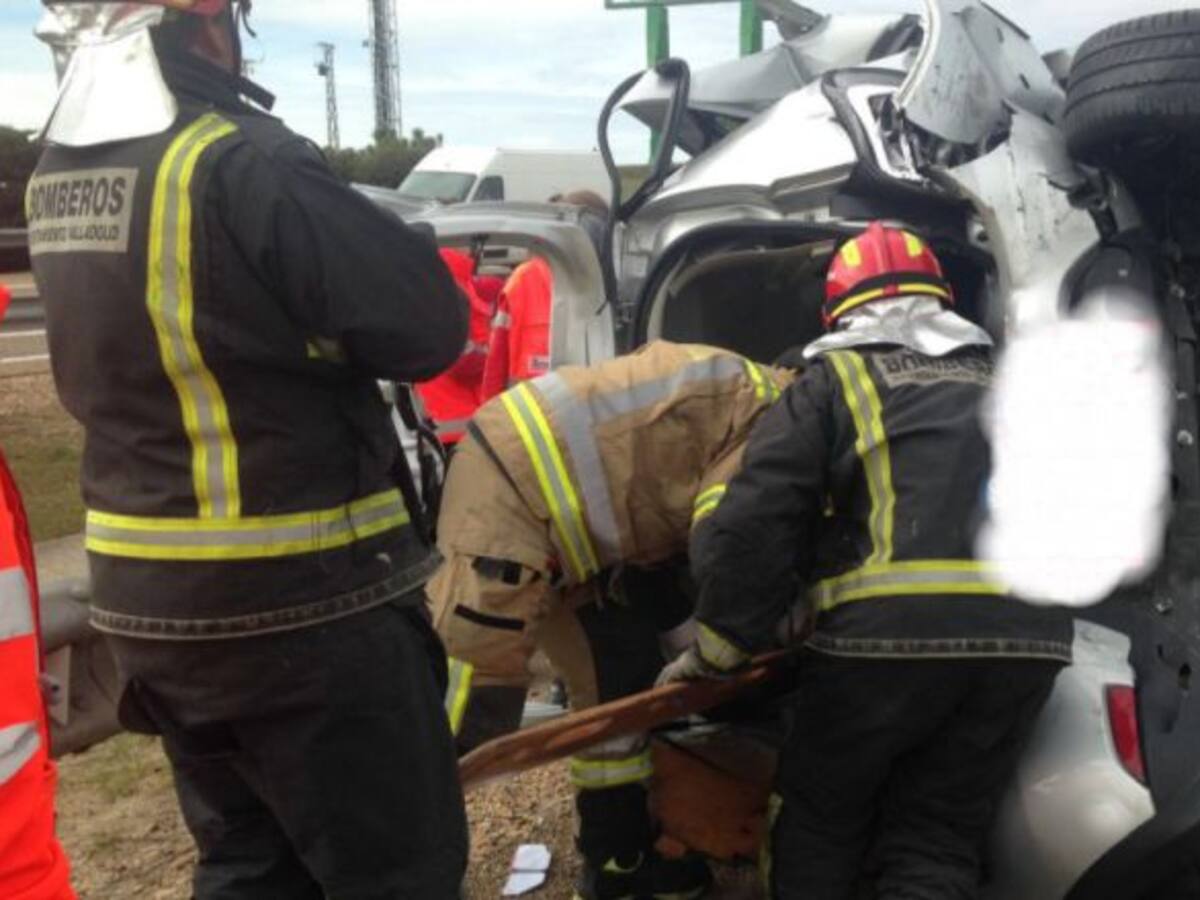 Tres heridos en un accidente en la A-62 cerca de la capital