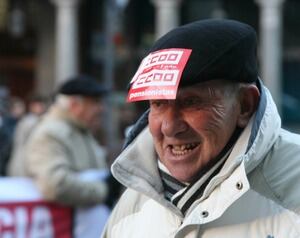 Pensionista manifestació 2013