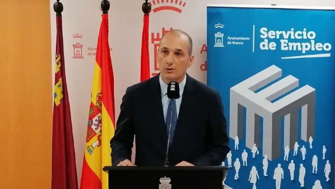 Pedro García Rex, concejal de Empleo del Ayuntamiento de Murcia