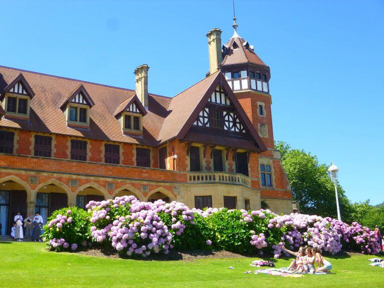Vista del Palacio de Miramar, el emplazamiento en el que el Ayuntamiento ha propuesto instalar el Instituto de Diseño de San Sebastián.