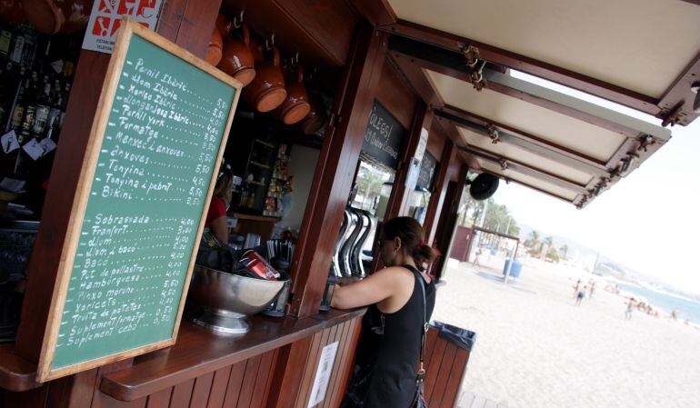 Guingueta de platja.