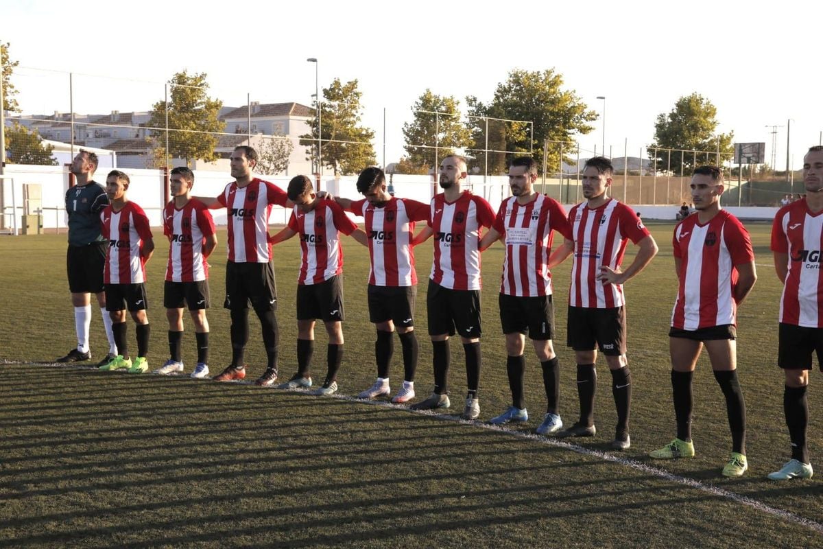 Homenaje a Andrés Noguera en el Estadio Sánchez Luengo de El Algar