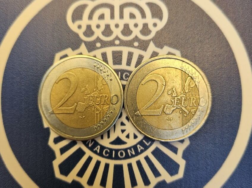 Diferencia entre moneda verdadera y falsa