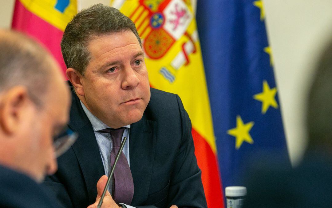 El presidente de C-LM, Emiliano García-Page, durante la Conferencia de Presidentes