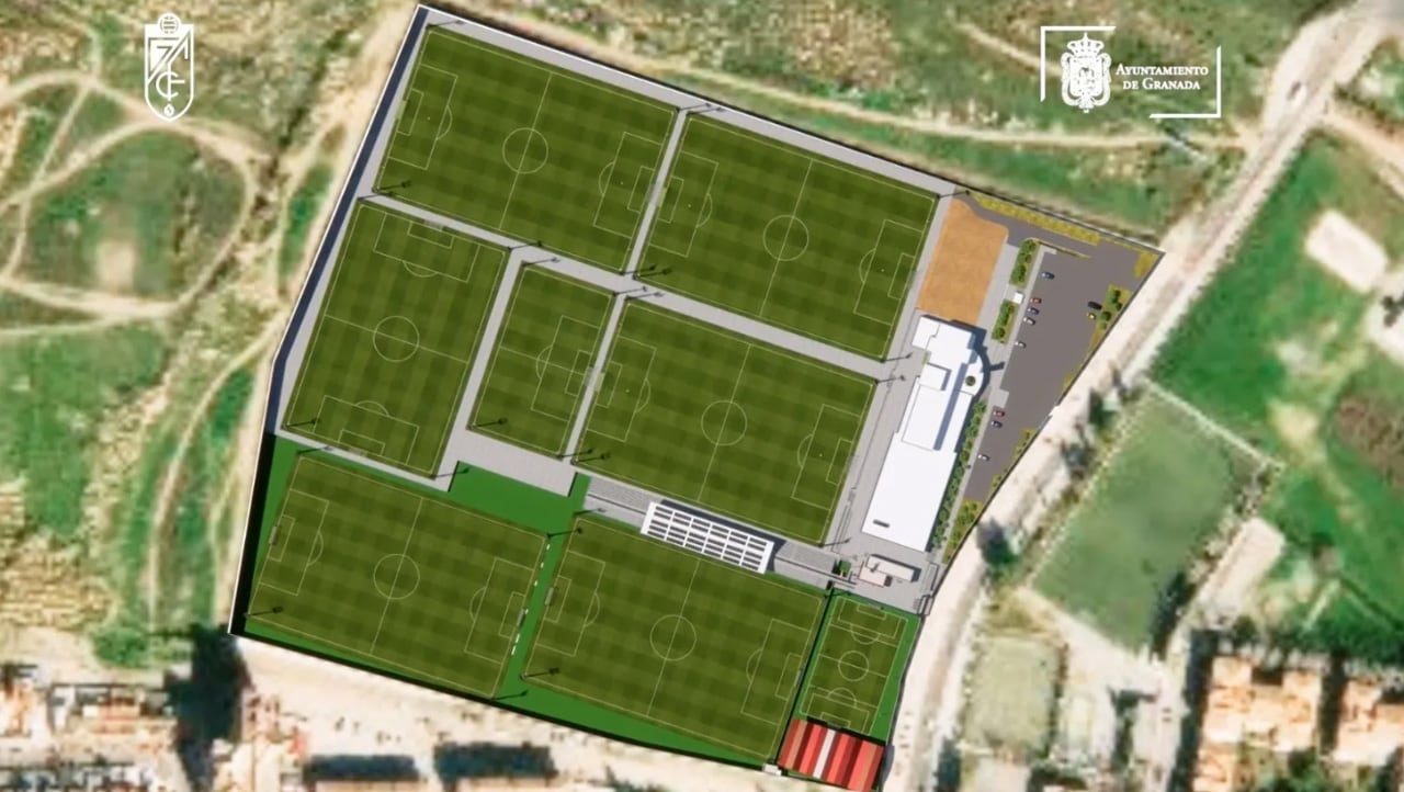 Así quedará la Ciudad Deportiva del Granada CF tras su ampliación