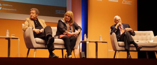 Sami Naïr, Susana Malcorra y José Manuel García Margallo