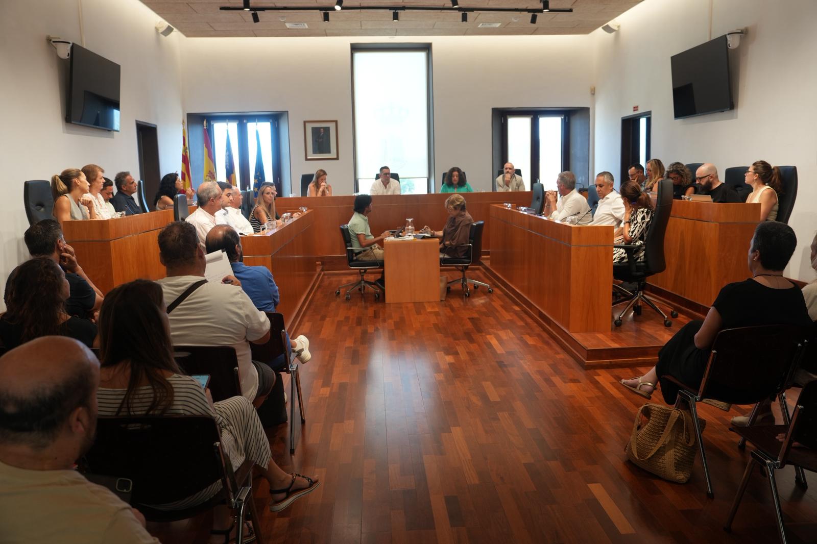 Imagen del pleno de Vila