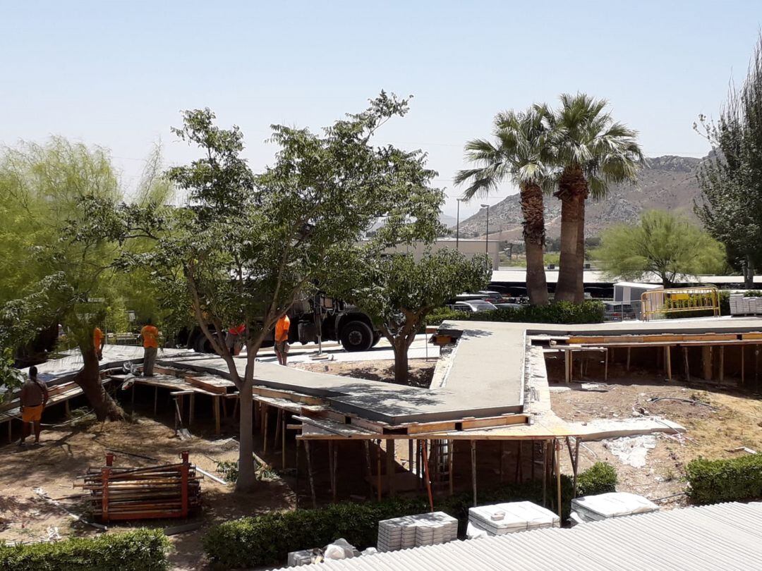 Obras de accesibilidad en el Hospital