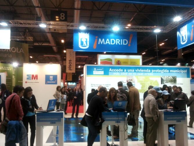 El XV Salón Inmobiliario Internacional de Madrid, en el pabellón 8 de IFEMA