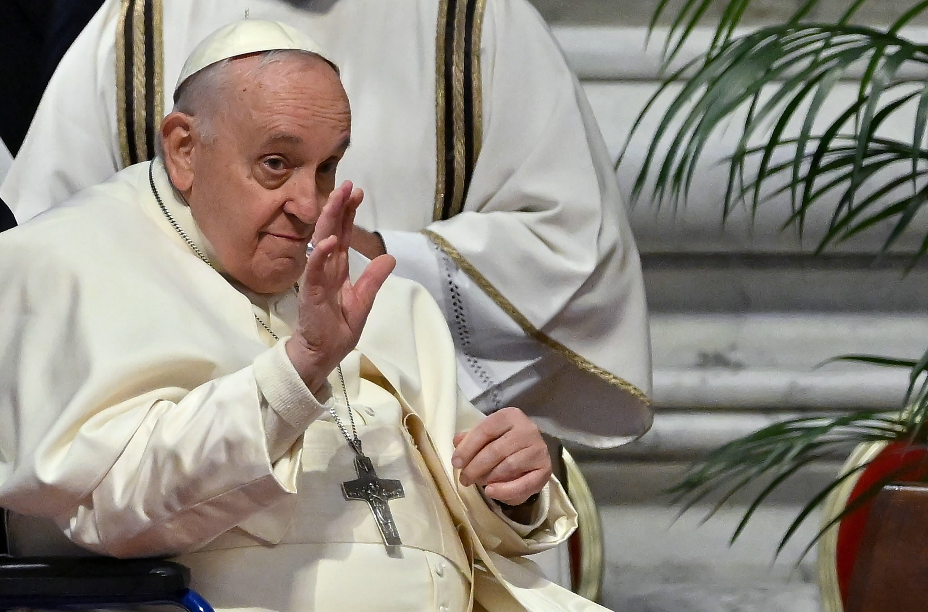 El papa Francisco en el Vaticano