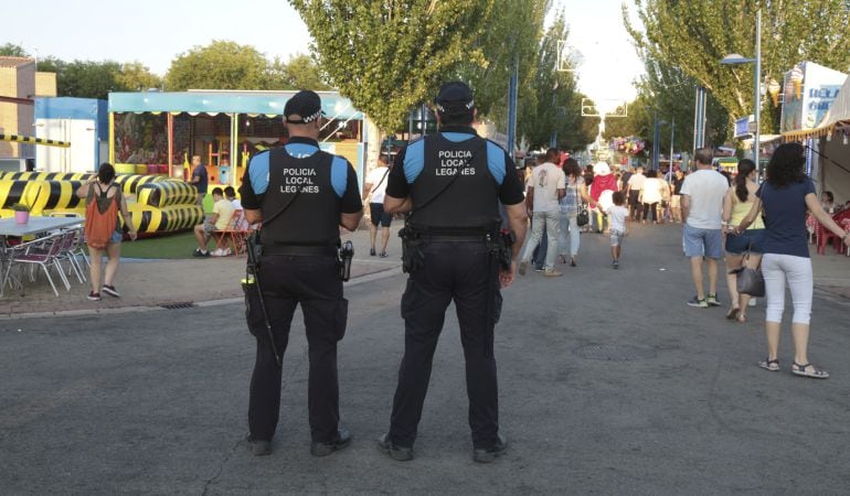 Dos agentes locales de Leganés