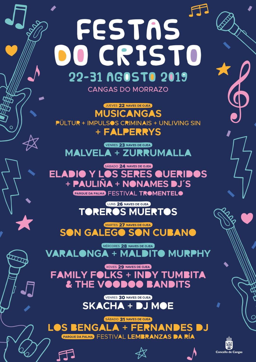 Cartel Festas do Cristo 2019