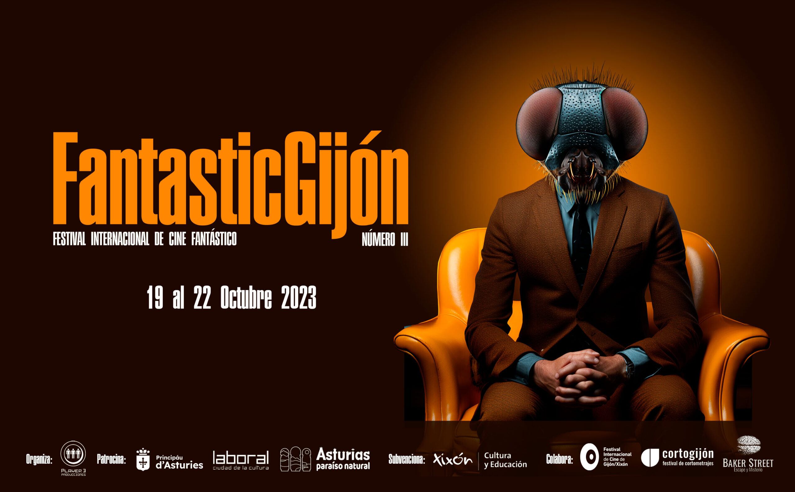 Cartel del Festival Cine Fantástico de Gijón.