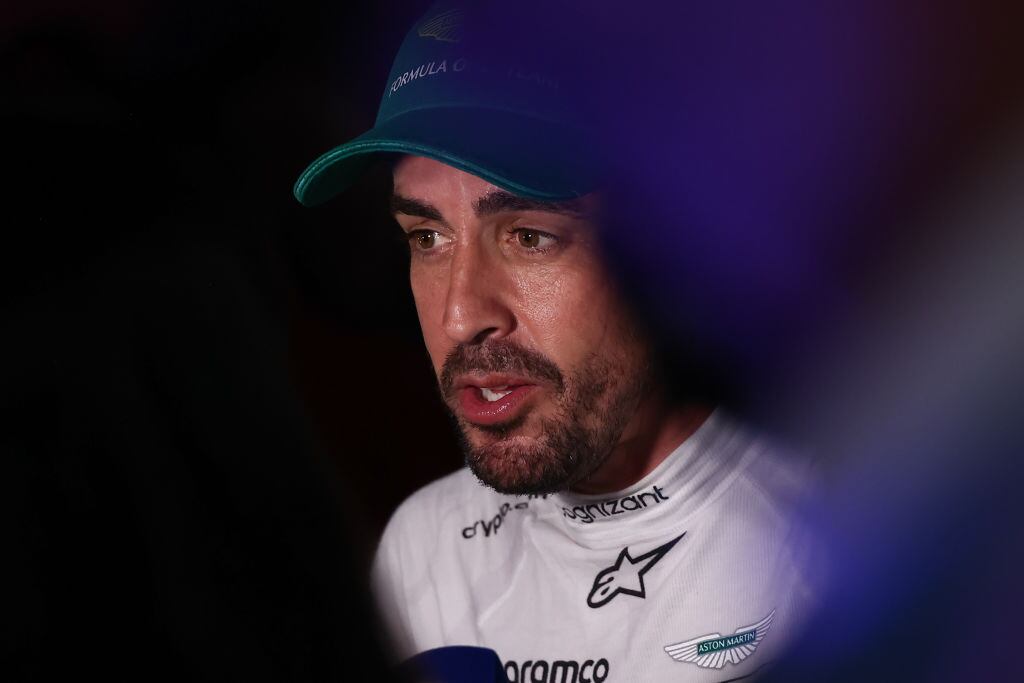 Fernando Alonso, tras la clasificación del GP de Bahrein, en la que ha conseguido el quinto mejor tiempo