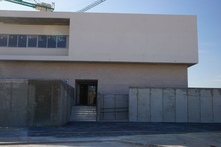 Fachada del colegio privado Anfora, en Cuarte de Huerva