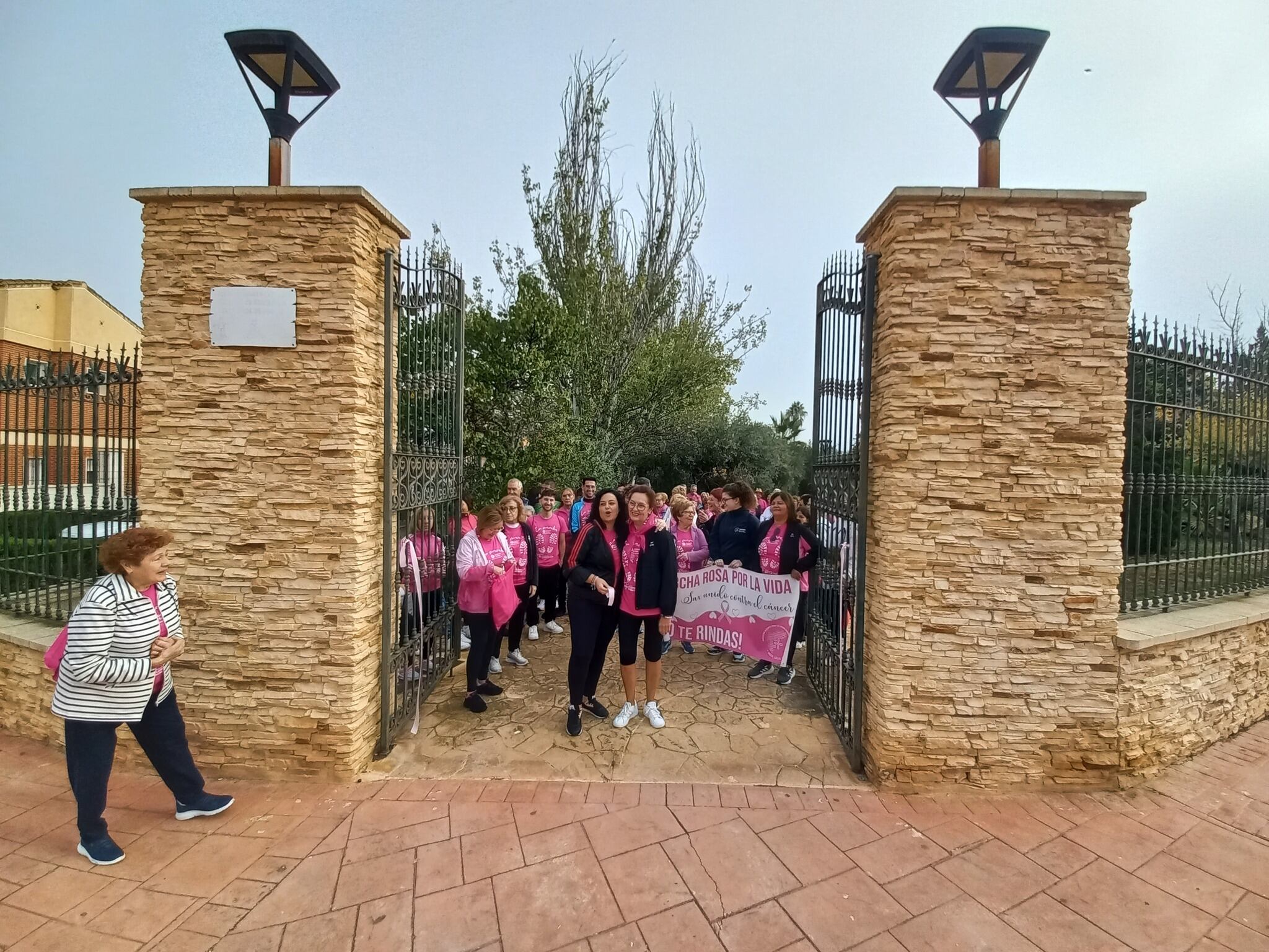 Marcha contra el cáncer en Sax