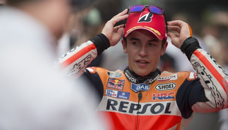 Márquez, en el Gran Premio de Sepang