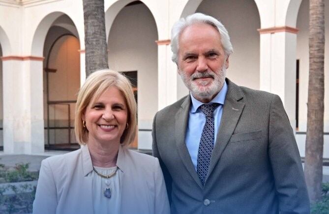 María José García Pelayo y Agustín Muñoz