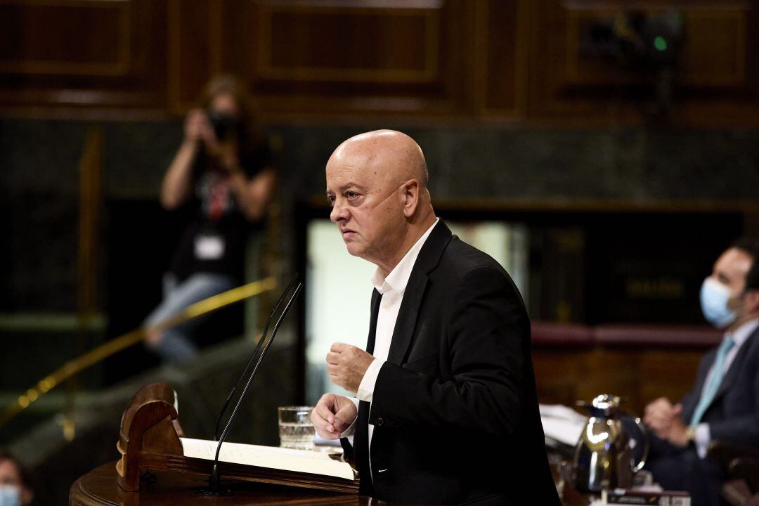 Odón Elorza, en la tribuna del Congreso.