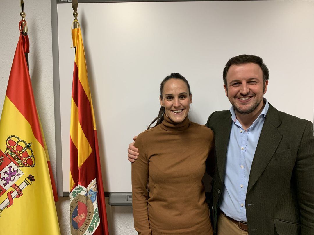 Llanos Trigueros con Pablo Ruz