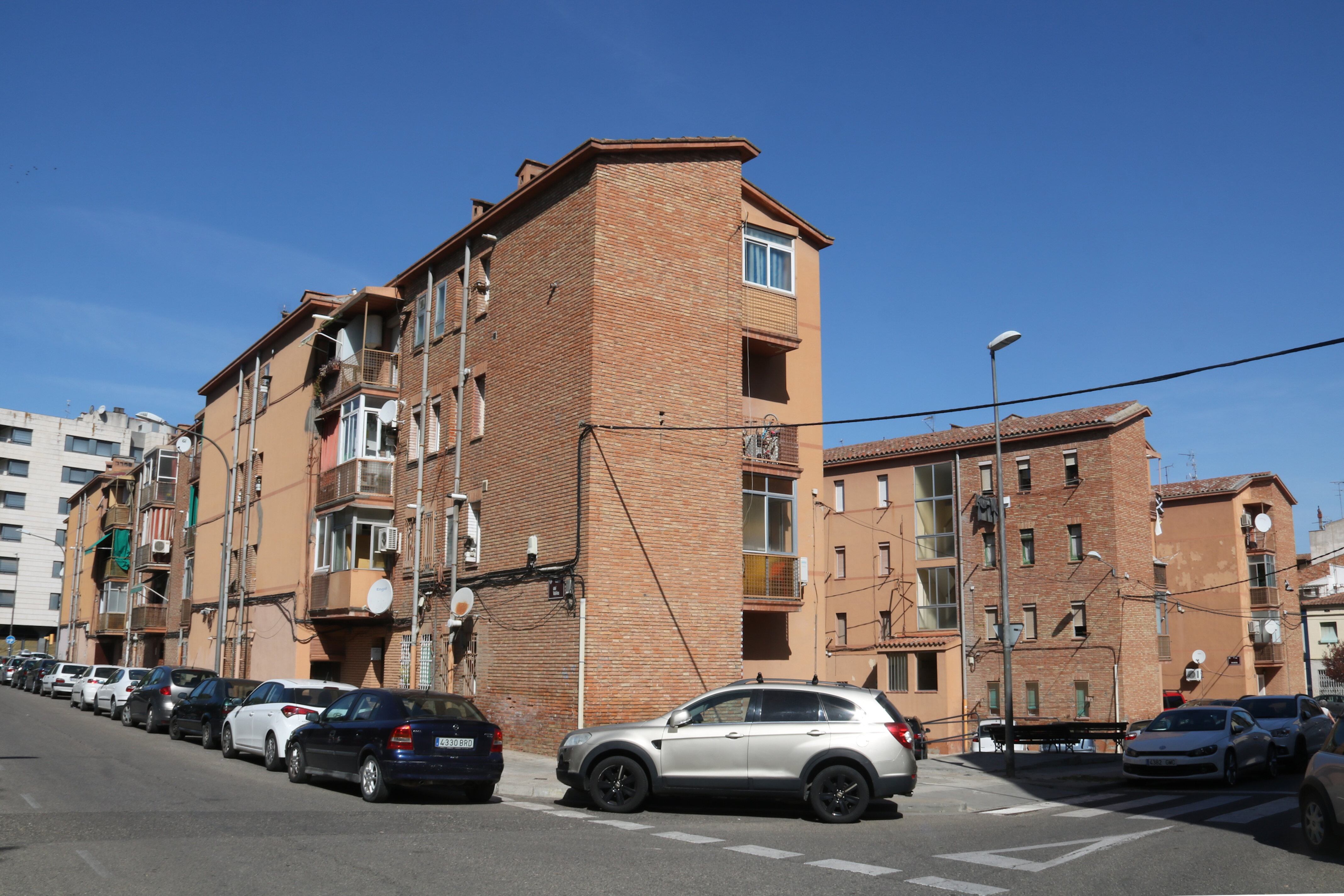 Aquests pisos, del Grup Voravia, al barri de Balàfia, seran dels que es podran beneficiar dels ajuts del Next Generation. Foto: ACN.