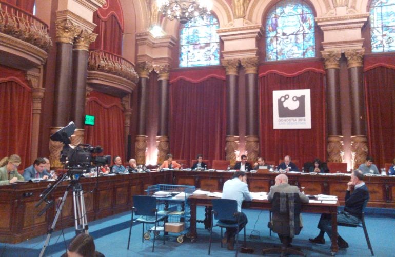 El Pleno de Ayuntamiento de San Sebastián
